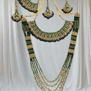 6-piece Green Bridal Jewellery Set