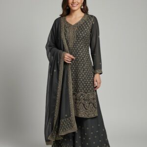 Regal Black & Gold Formal Suit