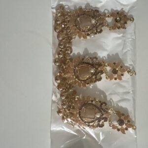 The Grand Majestic Bridal Set: Ruby & Gold Plated Heritage Collection