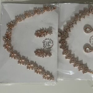 The Grand Majestic Bridal Set: Ruby & Gold Plated Heritage Collection